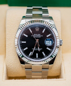ROLEX DATEJUST 41 BLACK DIAL 126334 – 2024 PRISTINE COMPLETE SET