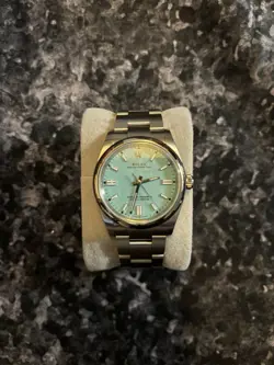 ROLEX OYSTER PERPETUAL 36 TIFFANY TURQUOISE