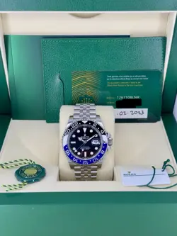 ROLEX GMT MASTER II BATGIRL JUBILEE 126710 BLNR