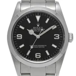 ROLEX EXPLORER 114270 F NUMBER (MANUFACTURED AROUND 2004) MEN'S WATCH G0404