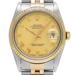 ROLEX DATEJUST 16233 E NUMBER (MANUFACTURED AROUND 1990) MEN'S WATCH G0404