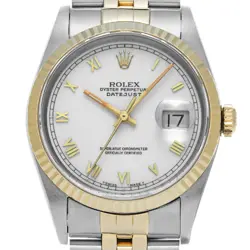 ROLEX DATEJUST 16233 S NUMBER (MANUFACTURED AROUND 1994) MEN'S WATCH G0404