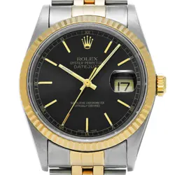 ROLEX DATEJUST 16233 P NUMBER (MANUFACTURED AROUND 2000) MEN'S WATCH G0404