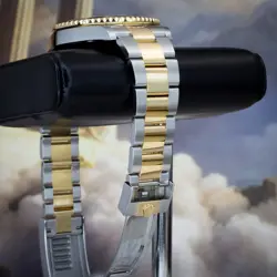 Rolex Submariner 126613LN Black Dial Men Gold Steel Oyster Watch 41mm Box Papers