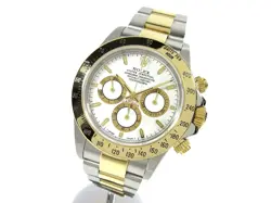 ROLEX 16523 DAYTONA WHITE YG  TO200668