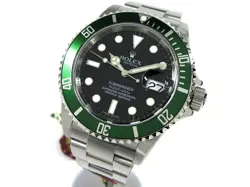 ROLEX 16610LV GREEN SUBMARINER DATE  TO200664