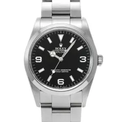 USED ROLEX EXPLORER 114270 BLACK CASE SIZE 36×36MM MEN'S WATCH #42464