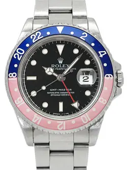 ROLEX GMT MASTER RED X BLUE BEZEL 16700T MEN #T058