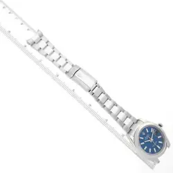 ROLEX DATEJUST II 41MM BLUE DIAL STEEL MENS WATCH 116300