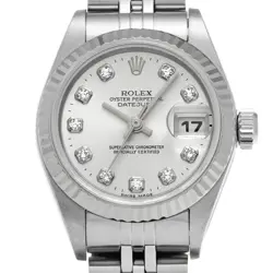 USED ROLEX Datejust 79174G Silver Case Size 26×26mm Ladies Watch #41244