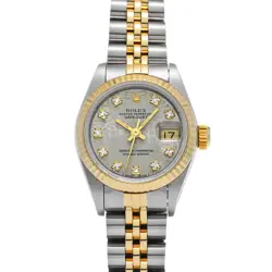 USED ROLEX DATEJUST 69173G GRAY CASE SIZE 26×26MM LADIES WATCH #42264
