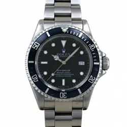 USED ROLEX SEA-DWELLER 16600 BLACK MEN'S WATCH #41394