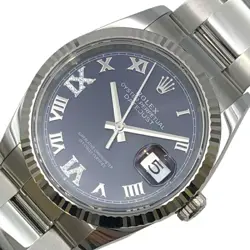 USED ROLEX DATEJUST 36 AUBERGINE 126234 PURPLE MEN'S WATCH #42364