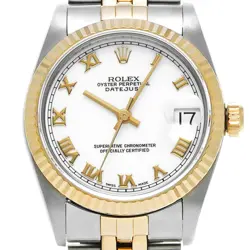 ROLEX DATEJUST 31 68273 E NUMBER (MANUFACTURED AROUND 1990) UNISEX WATCH G0404