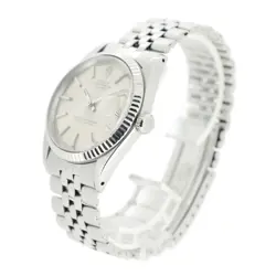 ROLEX DATEJUST 1601 SS/WG 1969 MEN WATCH AUTOMATIC SILVER DIAL STAINLESS STEEL