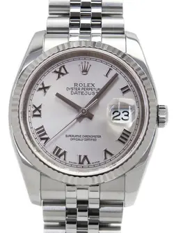 USED ROLEX DATEJUST 116234 GRAY CASE SIZE 36MM MEN'S WATCH #42524