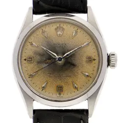 6480 STAINLESS STEEL/LEATHER