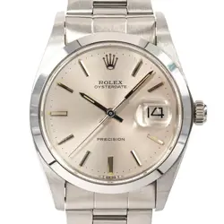 USED ROLEX OYSTER DATE 6694 SILVER CASE SIZE 34MM MEN'S WATCH #41154