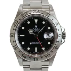USED ROLEX EXPLORER II 16570 BLACK CASE SIZE 40MM MEN'S WATCH #41944