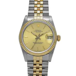 ROLEX DATEJUST 68273 R NUMBER (MANUFACTURED AROUND 1987) UNISEX WATCH G0404