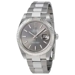 ROLEX DATEJUST DARK RHODIUM AUTOMATIC MEN'S OYSTER WATCH 126334RSO