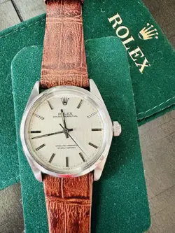 VINTAGE 1966 MEN’S ROLEX STAINLESS 34MM OYSTER PERPETUAL REF 1002 CAL 1570 ~ 😍