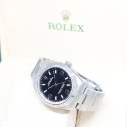 ROLEX 31MM BLACK OYSTER PERPETUAL REF: 177210 (Z SERIES)