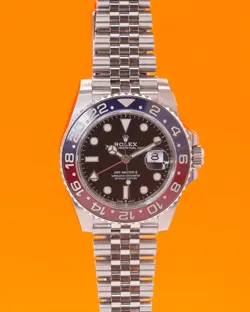 UNWORN ROLEX GMT MASTER II 40MM 126710BLRO PEPSI ON JUBILEE 2021