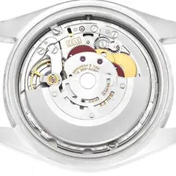 ROLEX OYSTER PERPETUAL 39 RHODIUM DIAL STEEL MENS WATCH 114300