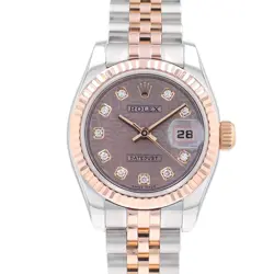 ROLEX DATEJUST LADIES WATCH 179171 TT ROSE RARE MOP JUBILEE DIAMOND DIAL 26MM