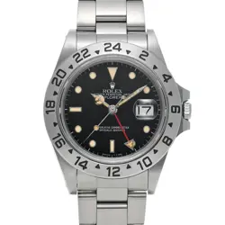 ROLEX EXPLORER II 16550 BLACK DIAL STAINLESS STEEL AUTOMATIC VINTAGE MEN’S WATCH