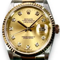 ROLEX DATEJUST 16233  DIAMOND DIAL