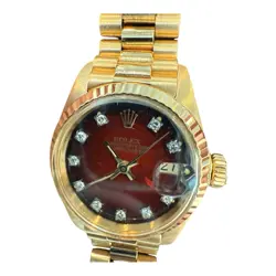ROLEX 6917 RED PRESIDENT GOLD