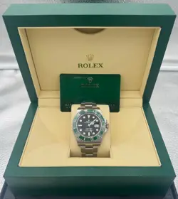 ROLEX STARBUCKS SUBMARINER 40MM CERAMIC, STAINLESS STEEL 126610LV, 2022 COMPLETE