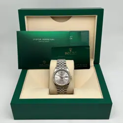 MINT ROLEX DATEJUST 126234 36MM STEEL SILVER DIAL AUTOMATIC MENS WATCH 2023
