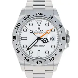 ROLEX EXPLORER II 226570 WHITE NEW 2025 STICKERS POLAR  42 MM