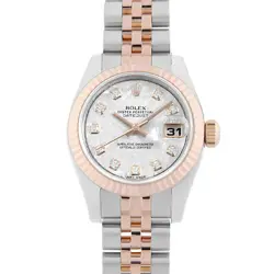 ROLEX DATEJUST 10P DIAMOND 179171G METEO METEORITE RANDOM NUMBER SECOND HAND...