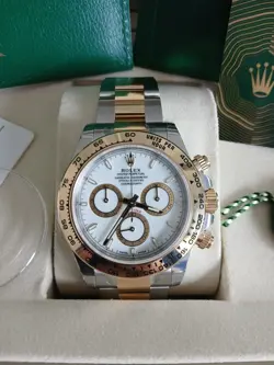 NEW 2025 ROLEX COSMOGRAPH DAYTONA 40MM 126503 TWO-TONE WHITE DIAL