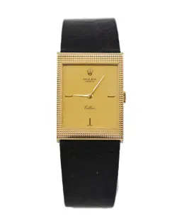 ROLEX CELLINI 18K YELLOW GOLD WATCH 4127