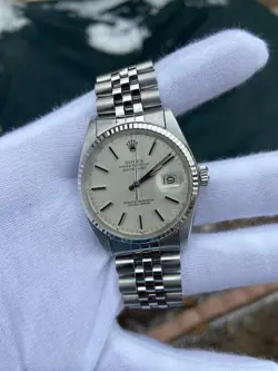 1978 ROLEX DATEJUST 16014 18K WHITE GOLD& STAINLESS STEEL WATCH ONLY