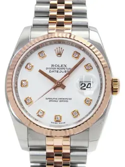 ROLEX DATEJUST 10P DIAMOND 116231G TO200976