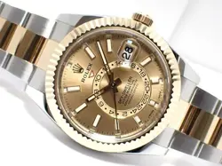 ROLEX SKY-DWELLER 18KYG COMBI 326933 TO200989