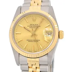 ROLEX BOYS' DATEJUST 68273 R K18YG/SS AUTOMATIC #CS211