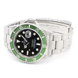 Rolex Men's Submariner Date 16610LV Z Green Automatic #CS086