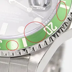 Rolex Men's Submariner Date 16610LV Z Green Automatic #CS086