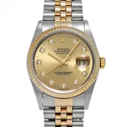 ROLEX DATEJUST 16233G CHAMPAGNE/DIAMOND 643899