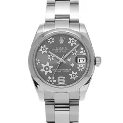 ROLEX DATEJUST 178240 GRAY FLOWER 644634