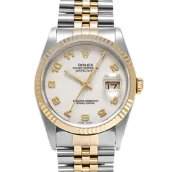 ROLEX DATEJUST 16233 IVORY COMPUTER 643380