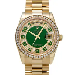 ROLEX DAY-DATE 36 50TH 118348ZEA GREEN/DIAMOND 639729