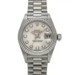 ROLEX DATEJUST 69179NG PINK SHELL/DIAMOND 645816